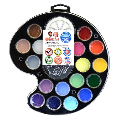 face paint palette