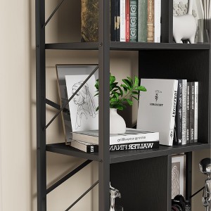 5 Tier Bookshelf with Storage - 1 of 4