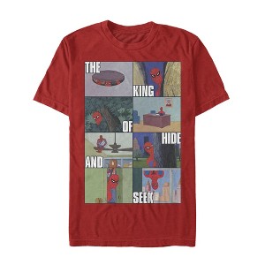 Men's Marvel Spider-Man Hide & Seek King T-Shirt - 1 of 4