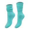 Kids Cotton Knee High Slouch Socks – 1 Pair – Ages 3-15 – Soft, Elastic & Breathable - 4 of 4