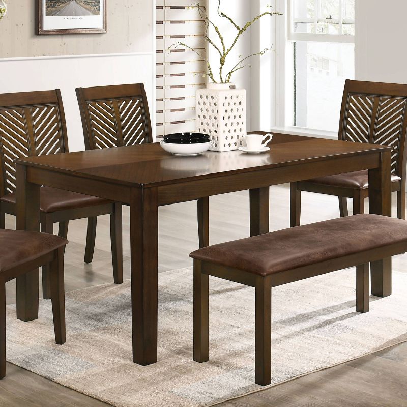 65&#34; Coulter Rectangular Dining Table Walnut - HOMES: Inside + Out, 4 of 8