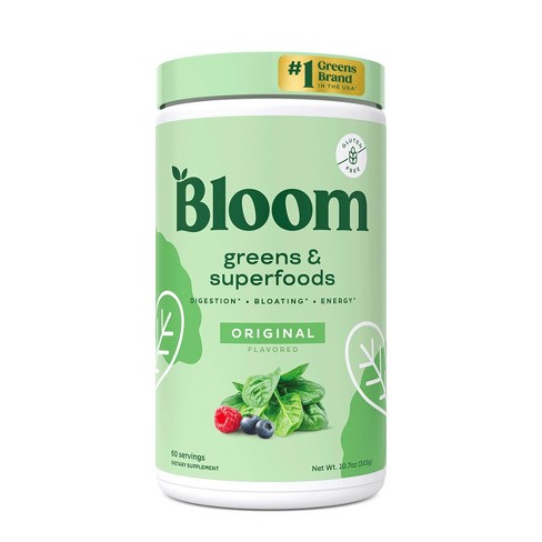 BLOOM NUTRITION Original Greens and Superfoods Powder - 10.7oz/60ct