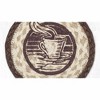 Earth Rugs One Good Cup Round 7" Coaster – Cabin, Lodge, or Coffee Station Accent - 2 of 3