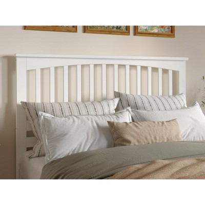 AFI Furnishings Mission Queen Headboard with Turbo Charger in White