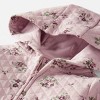 Little Planet by Carter's Organic️ Baby Girls' Floral Quilted Zip Pram Coveralls - Pink - image 2 of 3