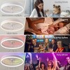 29" Ceiling Fan with Adjustable Dimmable LED Lights with Acrylic Shade, 6-Speed Reversible Fan for Bedroom or Living Room–The Pop Home - 3 of 4