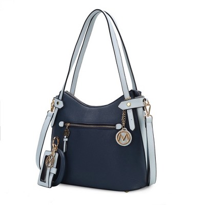 MKF Collection Jaseli Women’s Hobo Bag with Wristlet Bracelet Keychain with a Credit Card Holder by Mia K