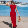 Women's Chic Knotted Cutout Beach Maxi Dress - Cupshe - 3 of 4