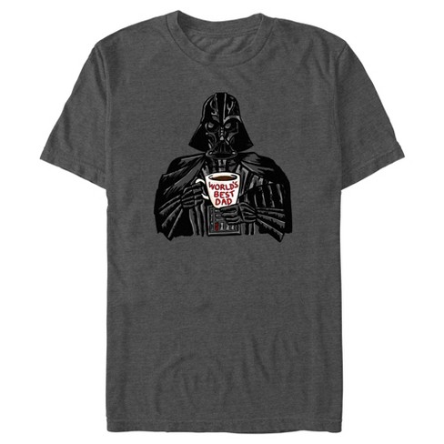 Men's Star Wars: The Empire Strikes Back Father's Day Darth Vader World's Best Dad Mug T-Shirt - image 1 of 4