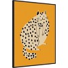 Amanti Art Spotted Cat Delight by Little Dean Framed Canvas Wall Art - 2 of 4