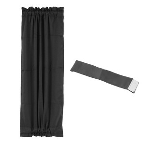 Unique Bargains Blackout Half Curtain with Adjustable Tie Back - 1 of 4