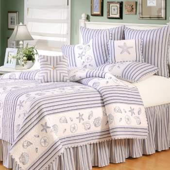 C&F Home Seaside Shells Quilt Bedding Collection