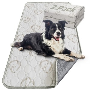 FXW Washable Pee Pads for Dogs, Puppy Pads with Super Absorbent, 2 Pack - 1 of 4
