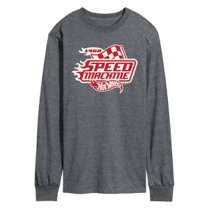 Men's - Hot Wheels - Speed Machine Logo Long Sleeve Graphic T-Shirt - 1 of 3