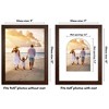 Americanflat Picture Frame with Oval Mat Insert and Shatter-Resistant Glass - Signature Collection - Photo Frame for Wall Display - 2 of 4