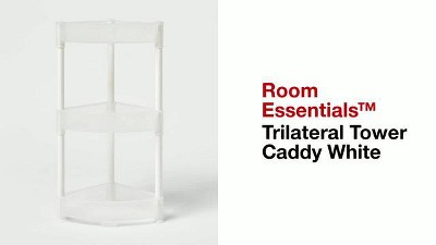 Trilateral Tower Caddy White - Room Essentials™