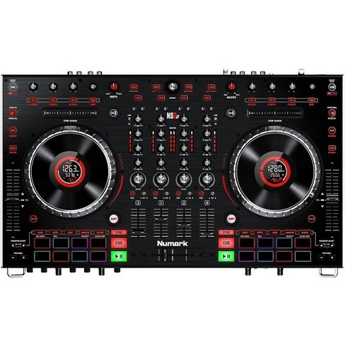 Numark Ns6ii Premium 4 Channel Serato Dj Controller With Dual Usb And Hd Color Displays Target