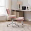 CAVINAS Versatile Meditation Chair with Wheels,Flexible Cross Office Chair ADHD Chair for Fidgety Sitters,20-26.8"Adjustable Desk Chair - 2 of 4