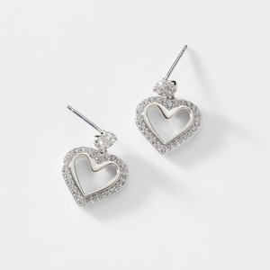 AJOA CHEEKY HEART DROP EARRINGS - 1 of 1