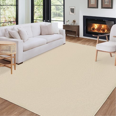 Washable Area Rugs Modern Solid Rug Low Pile Non Slip Carpet Target