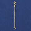 Ross-Simons 1.75mm 14kt Yellow Gold Rope-Chain Necklace Extender - 3 of 4