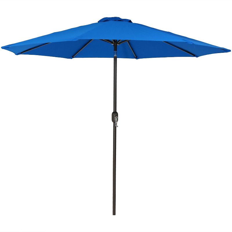 Sunnydaze Outdoor Aluminum Solution-Dyed Sunbrella Patio Umbrella with Auto Tilt and Crank - 9', 6 of 10
