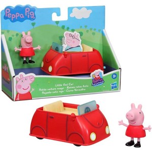 Peppa Pig Peppa's Adventures Little Red Car Toy Includes 3-inch Figure, Inspired by The TV Show, for Preschoolers Ages 3 and Up - 1 of 1