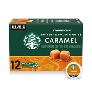 Starbucks Caramel Flavor Light Roast Keurig K-Cup Coffee Pods - 12ct - 1 of 4