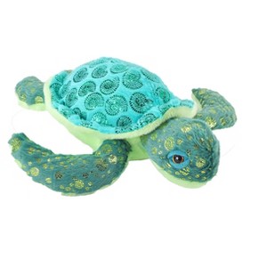 Wild Republic Foilkins Sea Turtle Stuffed Animal, 12 Inches - 1 of 1