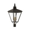 Livex Lighting Adams 4 - Light Post Light in  Bronze/Antique Brass - 2 of 4