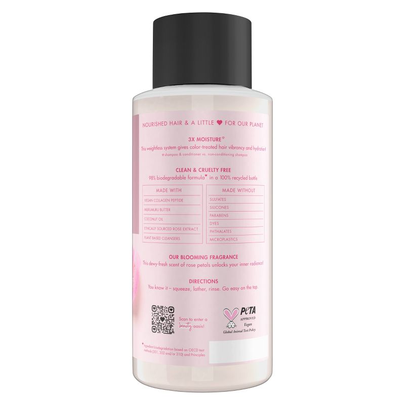 Love Beauty and Planet Sulfate Free Color Shampoo, Murumuru Butter & Rose, 4 of 14