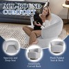NicBex Polyester Accent Chair,Oversized Upholstered Living Room Chairs with Curved Backrest,Modern Armchair,Accent Chairs for Living Room - 4 of 4
