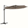 Sonkuki 10-ft LED Solar Lights Outdoor Octagon Cantilever Patio Umbrella - 2 of 4