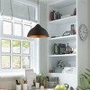 Livex Lighting Metal Shade 1 - Light Chandelier in  Black - 4 of 4