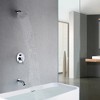 Sumerain Tub and Shower Faucet with Valve with Pressure Balance Valve, Shower Head and Spout Chrome - 2 of 4