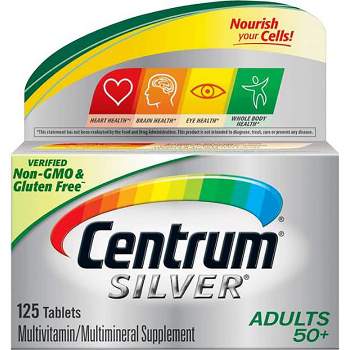 Centrum Silver Multivitamin/Multimineral Adults 50+ 125 Tabs