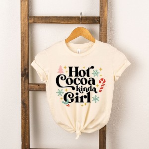 The Juniper Shop Hot Cocoa Kinda Girl Toddler Short Sleeve Tee - 1 of 2