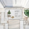 Stupell Industries Winter In Aspen Merry & Bright Printed Outdoor Door Mat, design by Danielle Murray, 18"x30" - 3 of 4
