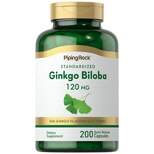 Piping Rock Ginkgo Biloba Standardized Extract 120 mg | 200 Capsules