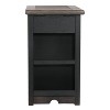 Tyler Creek Chairside End Table with USB Ports and Outlets Grayish Brown/Black - Signature Design by Ashley - 4 of 4