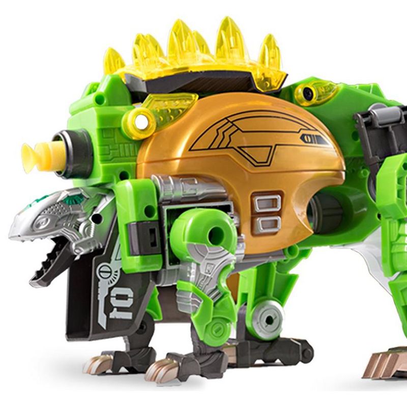 Big Mo's Toys Kids Dinosaur Transforming Foam Dart Blaster, 3 of 4