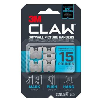 3m Claw 15lbs Drywall Picture Hanger With Temporary Spot Marker 5