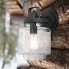 Minka Lavery Minka Rosecrans 8" Wide 1-Light Sand Coal Outdoor Wall Light - 2 of 3
