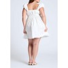 ELOQUII Women's Plus Size Poplin Flare Mini Dress - 3 of 3