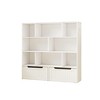 Lycvki Kids Bookcase Toy Storage Organizer with 2 Movable Drawers and 2 Hooks - 3 of 4