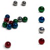 Botabee 1/2" Chrome Steel Balls for Marble Runs & Games, 20pcs, Multi-Colored - 2 of 4