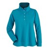 Collections Etc Soft and Comfy Fleece Henley Long Sleeve Pullover - 2 of 4