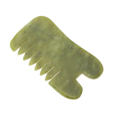 Unique Bargains Gua Sha Head Massage Comb Dark Green 1 Pc - image 1 of 4