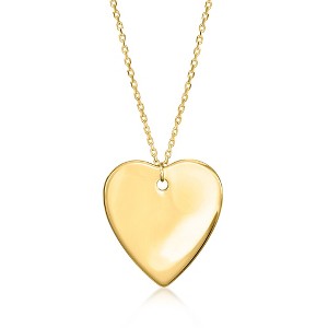 Ross-Simons Italian 10kt Yellow Gold Heart Necklace - 1 of 3