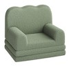 Kids Couch, 2-in-1 Convertible Toddler Sofa Chair, Soft Fold Out Couch Lounger - 2 of 4